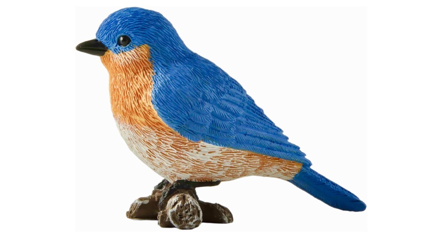 Bluebird  Figurine Collectible Bird watcher gift - Holiday stocking stuffer