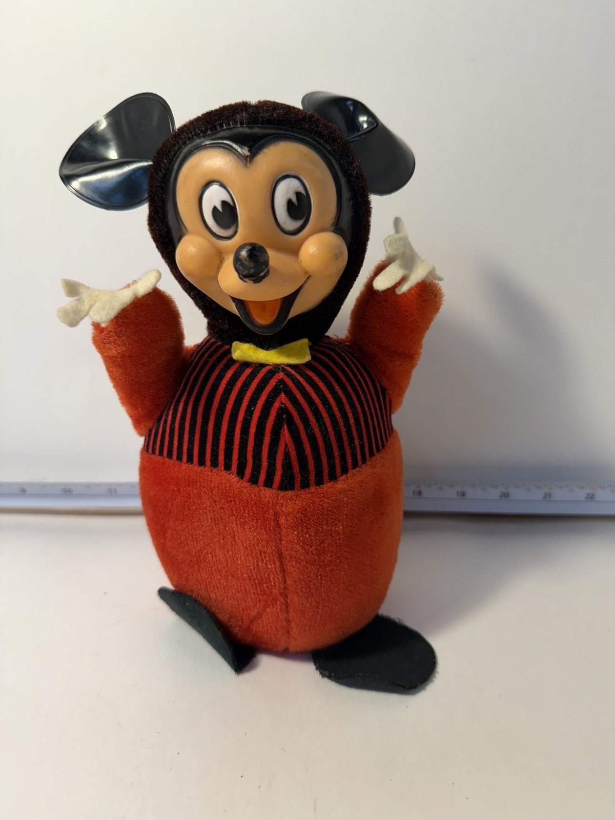 Vintage Walt Disney productions Mickey Mouse Gund Noise Rare Stripe Japan