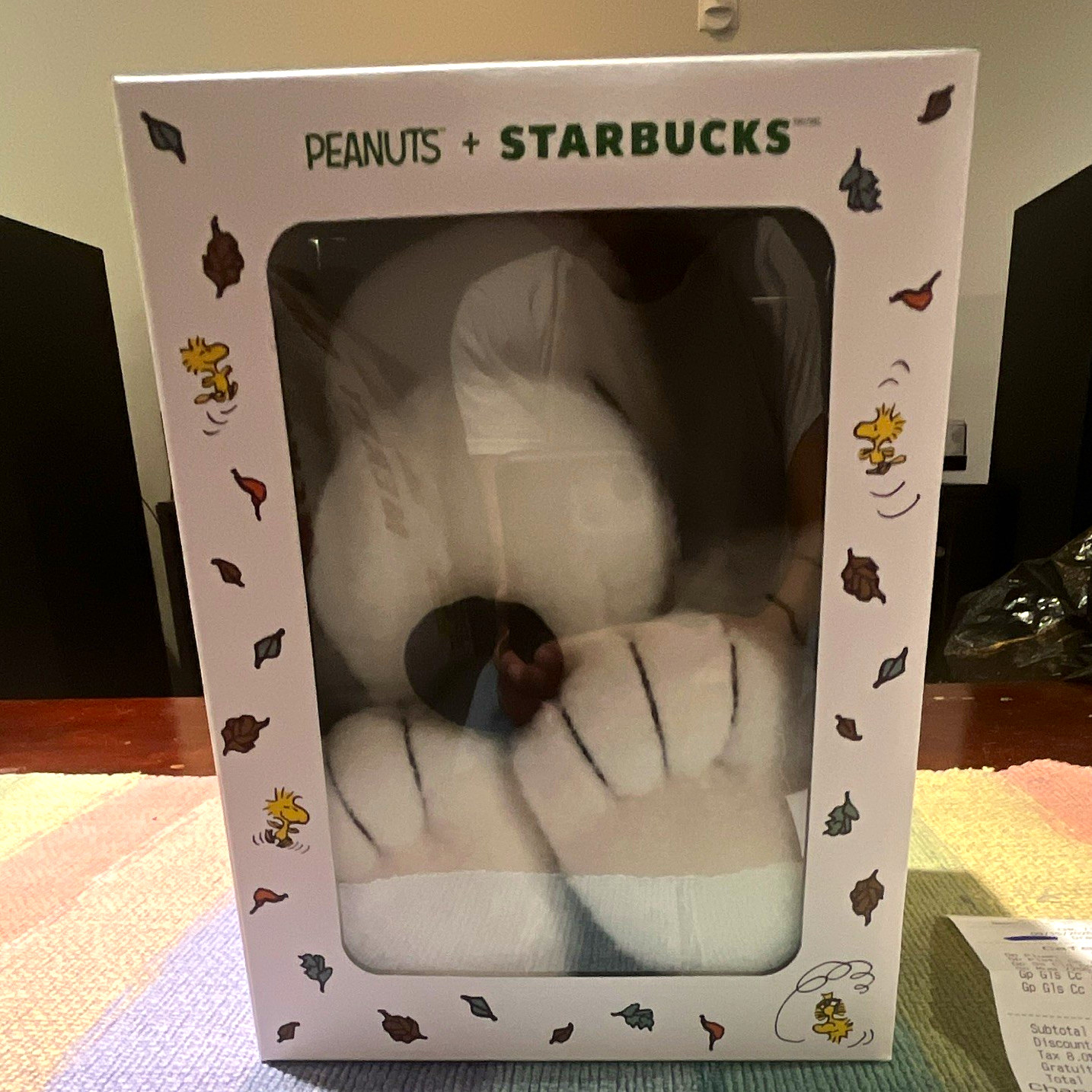 Starbucks x Peanuts Snoopy Plush in Box - Unopened - Rare (read description)