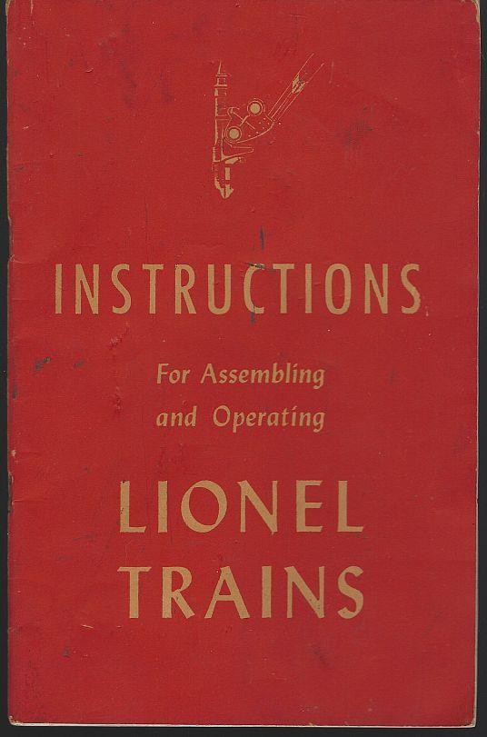 Instructions for Assembling Operating Lionel Trains 47 49 Lot Two Vintage Books