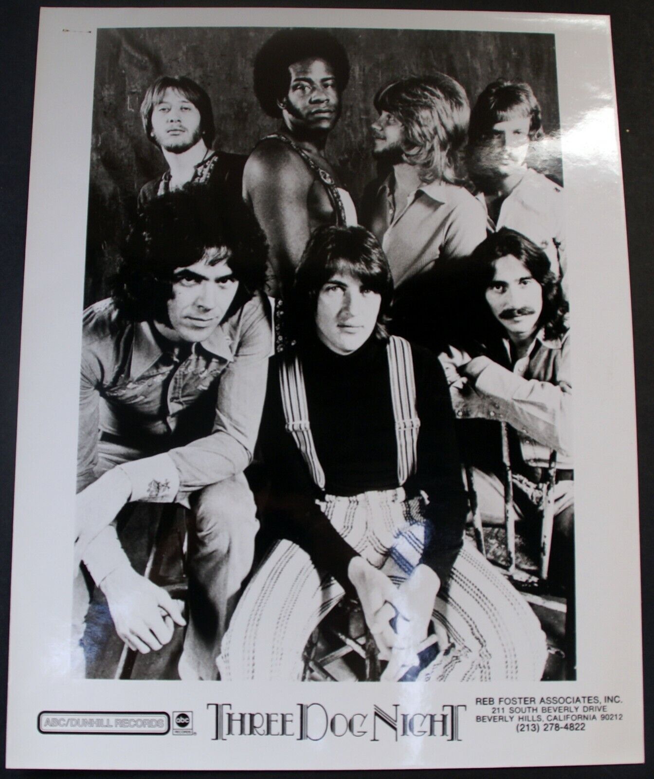 Three Dog Night Press Release Official Vintage ABC Duhill Records October 1970