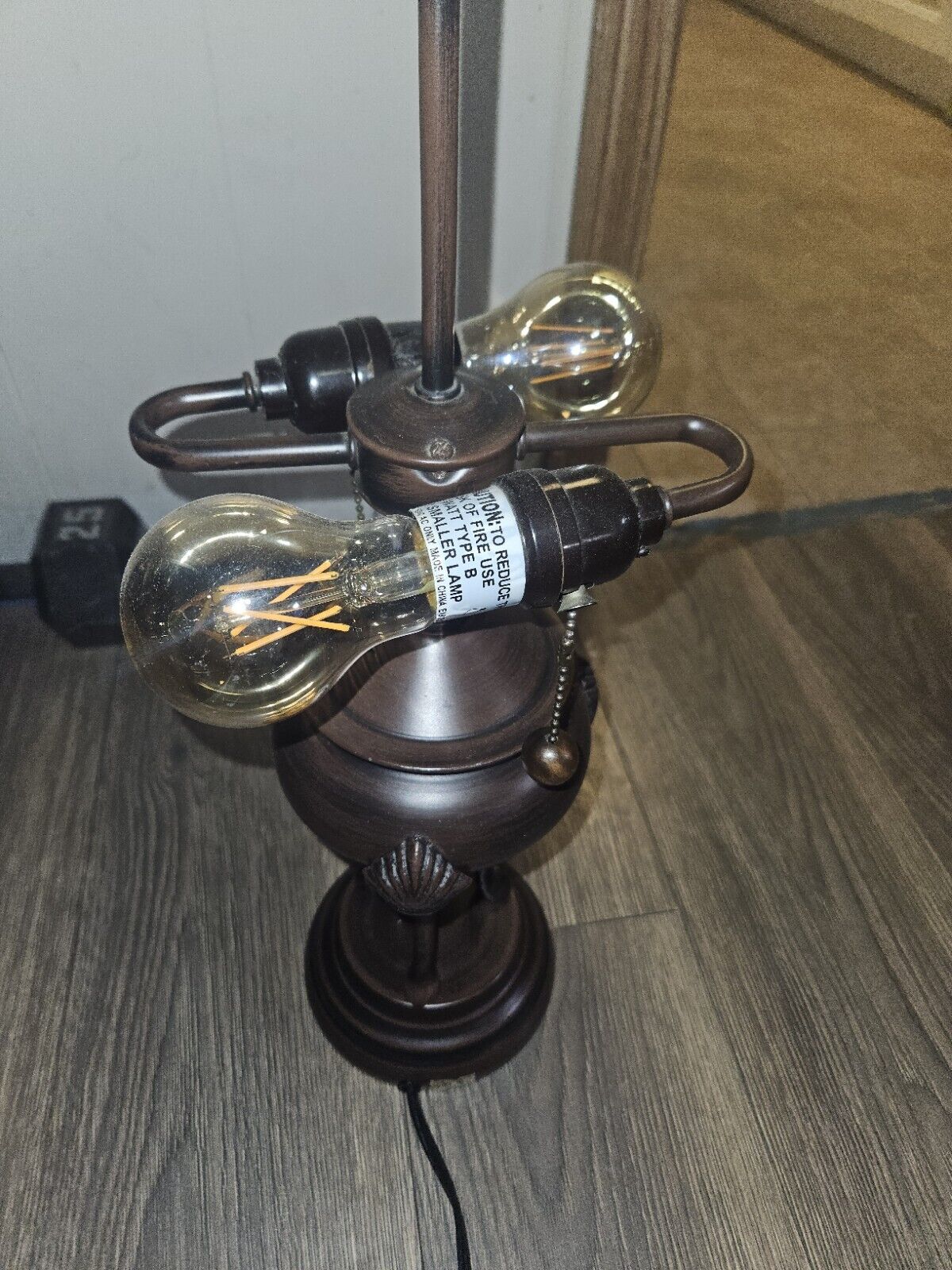 Rare Dual Socket American Lighting Lamp