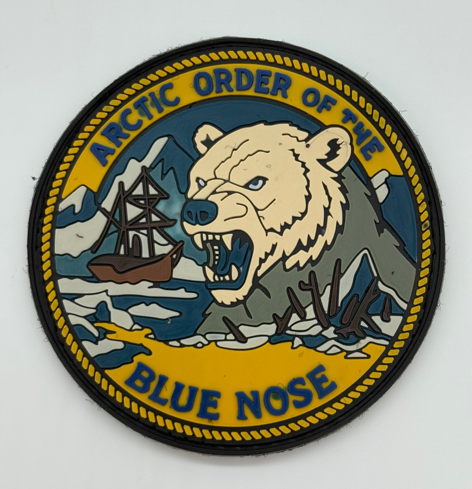 Arctic Order of the Blue Nose, 3.5 inch, PVC, Hook and Loop Patch Arctic Order of the Blue Nose, 3.5 inch, PVC, Hook and Loop Patch