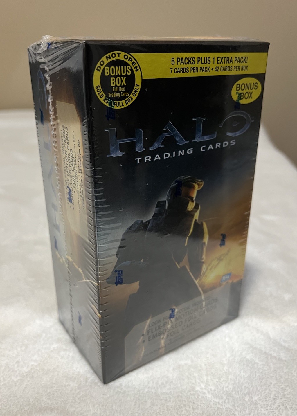 Halo Trading Cards Bonus Box Tops 2007 Bungie XBOX 360 Factory Sealed Rare