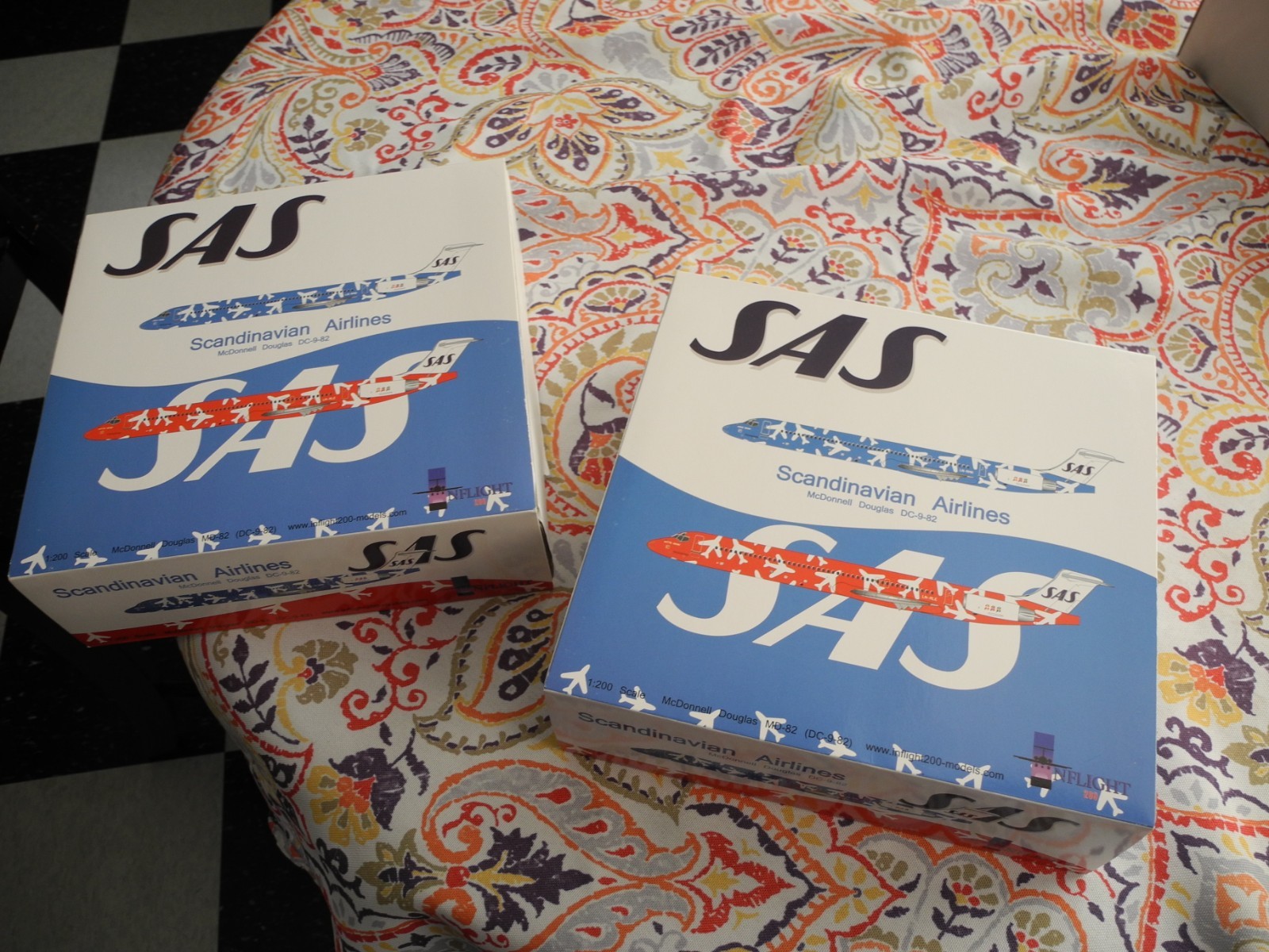 Extremely RARE Inflight 1 200 McDonnell Douglas DC-9 RARE SAS Set Only one