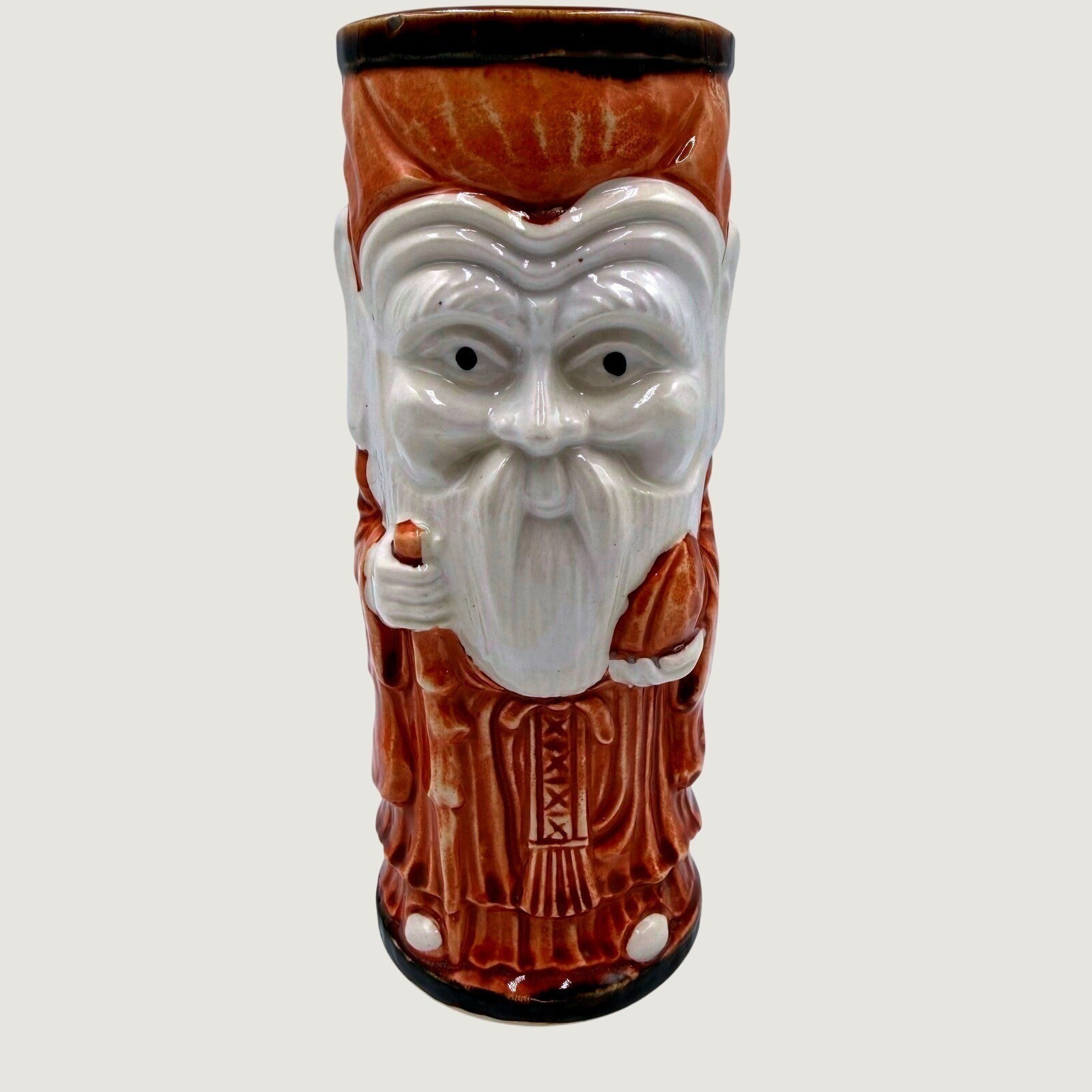 Vintage Otagiri OMC Ray\'s Golden Lion Tiki Mug Shou Lao God of Longevity Japan Vintage Otagiri OMC Ray\'s Golden Lion Tiki Mug Shou Lao God of Longevity Japan