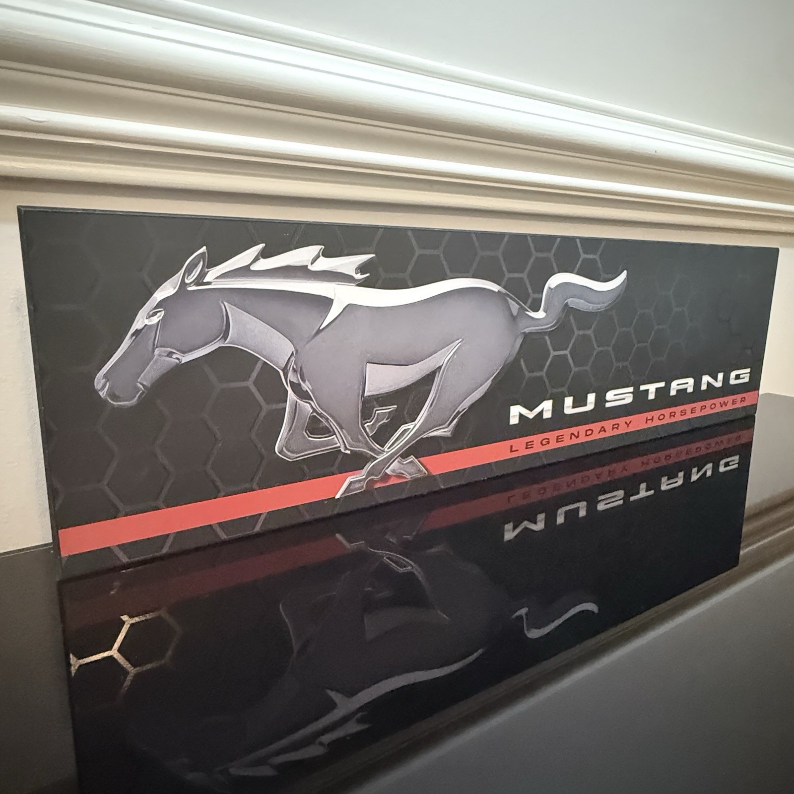 Ford Mustang Sign Wood Wall Decor Parts Motor Rims Tire Bar Pub Cobra Boss 5.0 Ford Mustang Sign Wood Wall Decor Parts Motor Rims Tire Bar Pub Cobra Boss 5.0