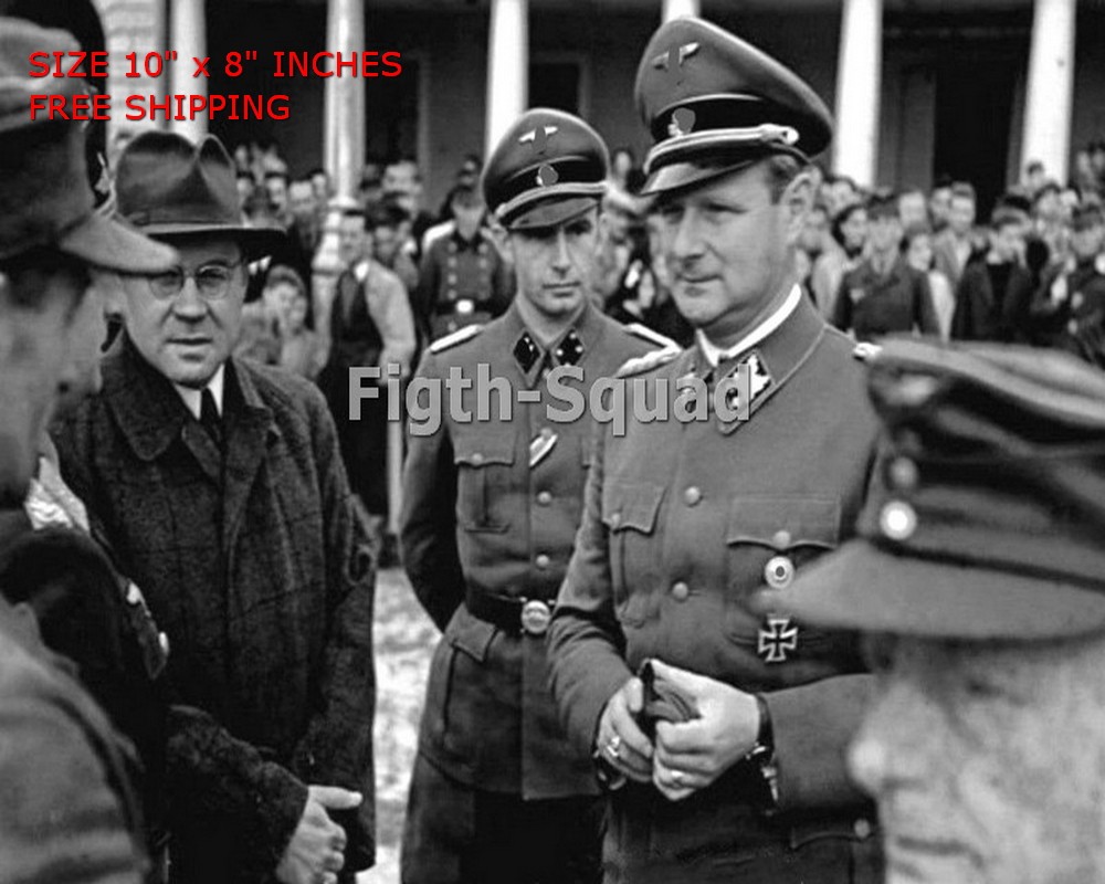 WW2 8x10 Photo German General Karl Wolff 1944 Italy O7490 WW2 8x10 Photo German General Karl Wolff 1944 Italy O7490