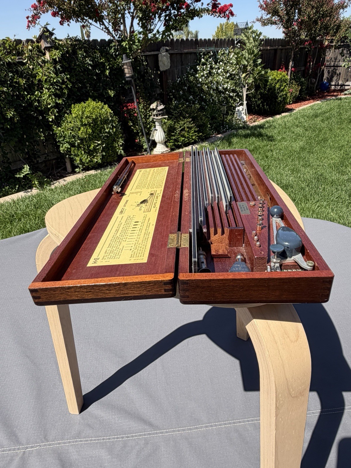 Vtg Keuffel & Esser Leroy Lettering Drafting 3240 Set In Wood Box “Not Complete” Vtg Keuffel & Esser Leroy Lettering Drafting 3240 Set In Wood Box “Not Complete”