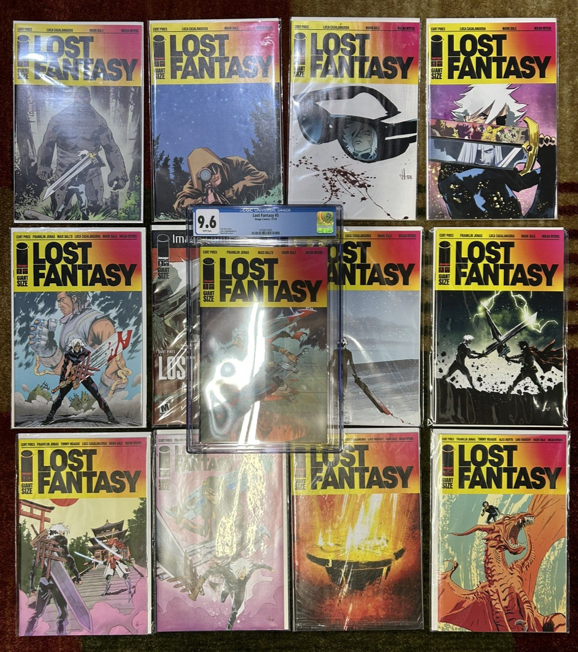 Lost Fantasy #1-12 1st Print Cvr A First Appearances Fireborn #5 CGC 9.6 NM