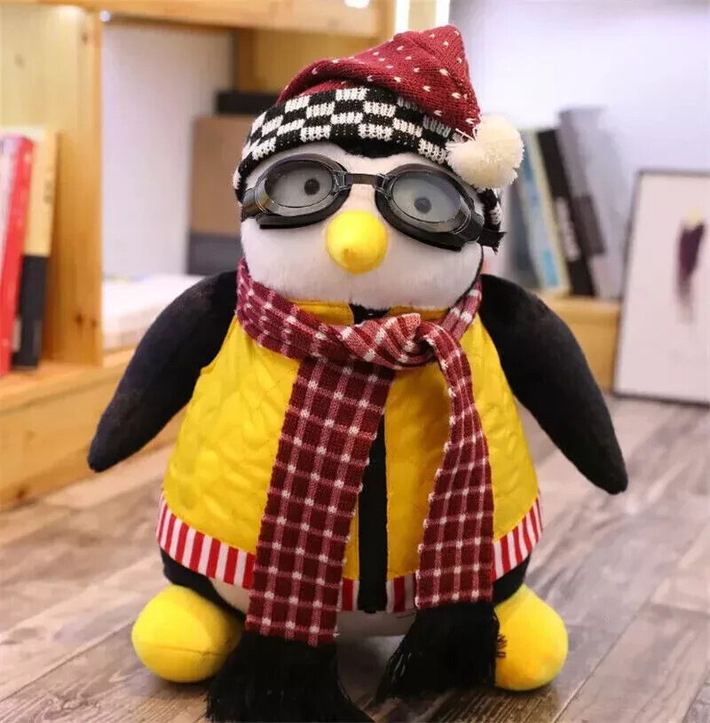 TV Series Friends Joey\'s HUGSY PENGUIN Plush Stuffed Doll Toy Xmas Gifts 27cm