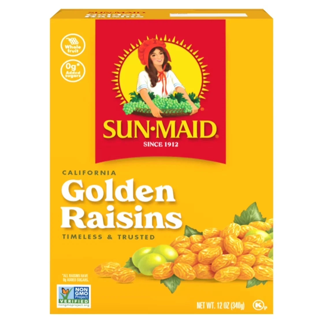 Sun-Maid® California Golden Raisins, 12 oz Bag in a Box Sun-Maid® California Golden Raisins, 12 oz Bag in a Box