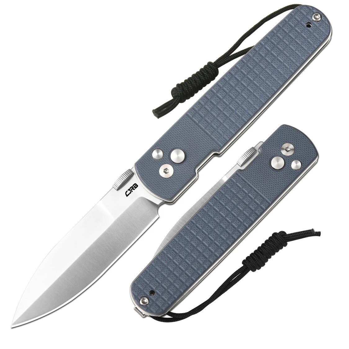 CJRB Locust Folding Knife Blue G10 Handle AR-RPM9 Spear Point Plain J1951-BU