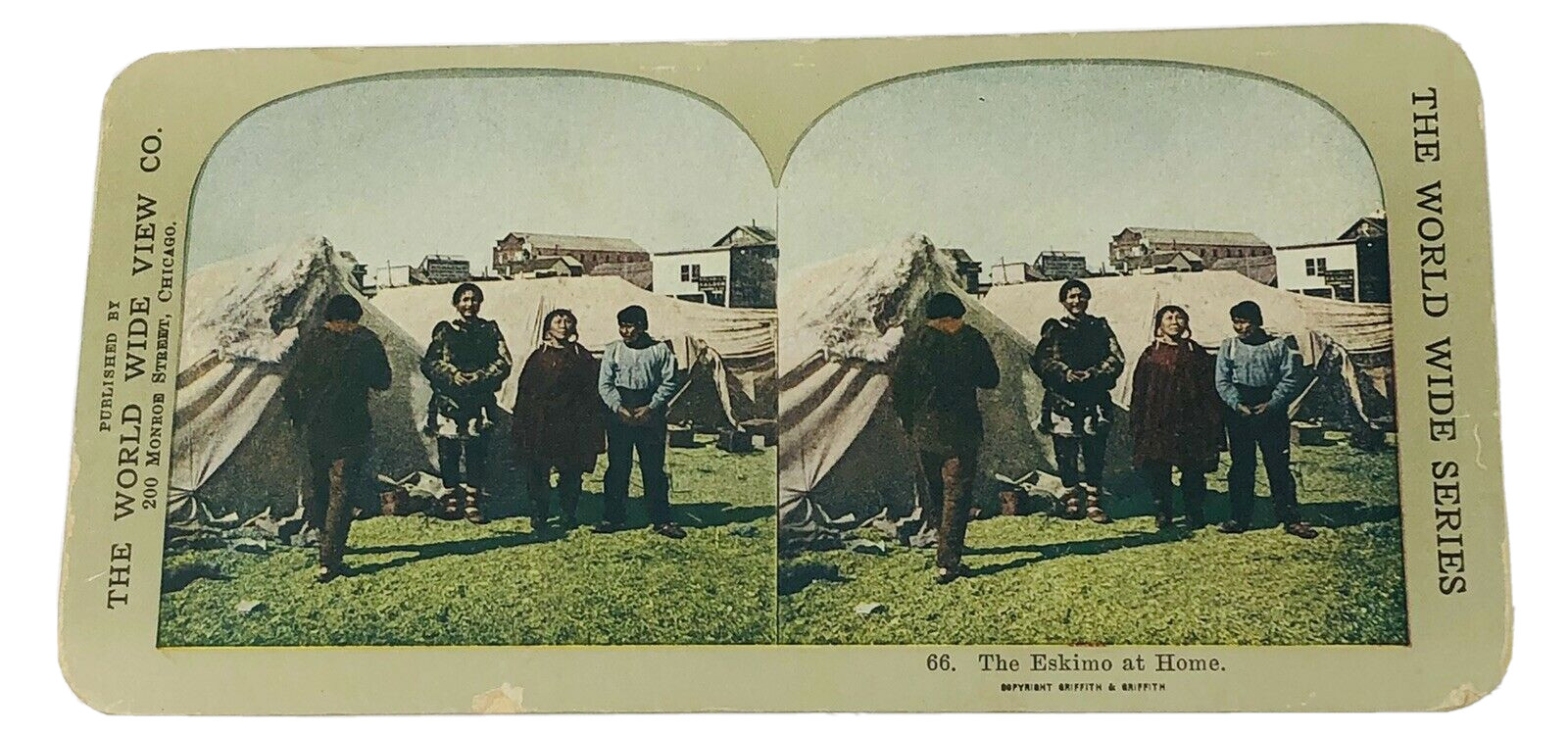 Stereoview The Eskimo At Home World Wide View 66