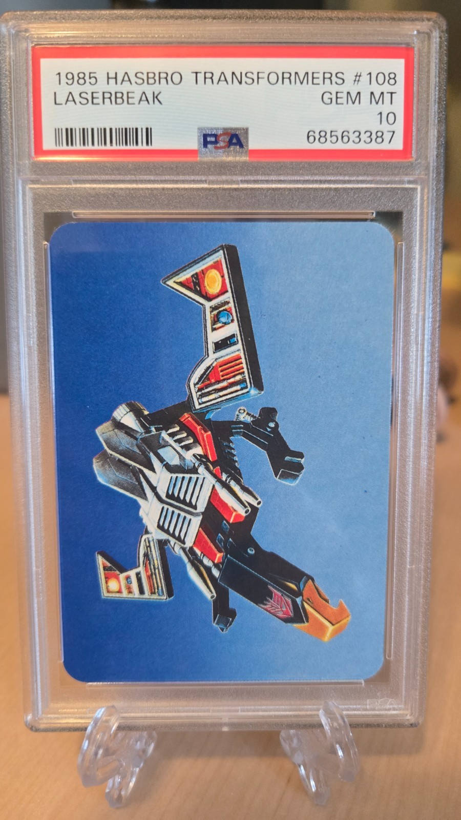 1985 Hasbro Transformers #108 Laserbeak PSA 10