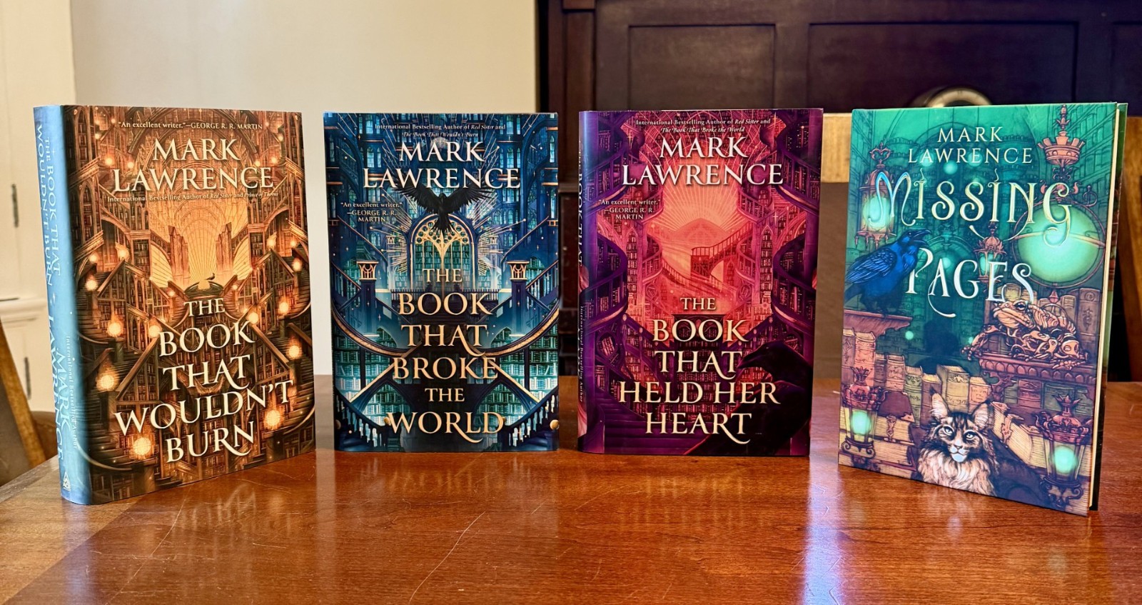 The Library Trilogy - Hardcover + Novella Hardcover - New/Never Read