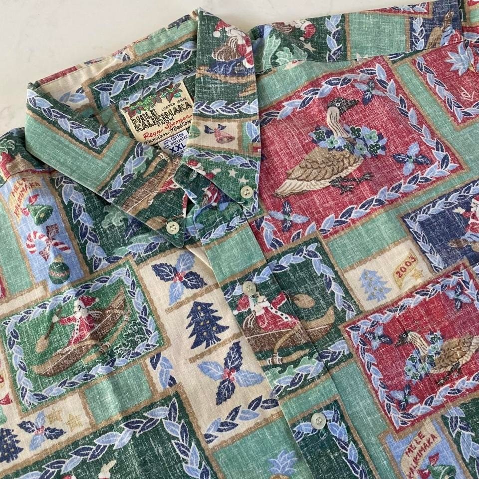 Vintage Reyn Spooner Mele Kalikimaka Hawaiian Christmas Shirt XXL 2003 Limited Vintage Reyn Spooner Mele Kalikimaka Hawaiian Christmas Shirt XXL 2003 Limited