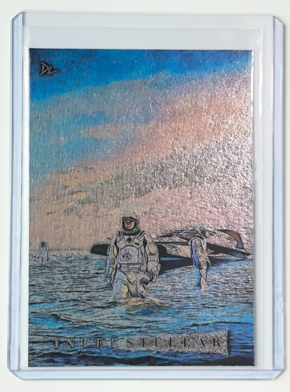 Interstellar Platinum Plated Artist Signed “Sci-Fi Classic” Trading Card 1/1