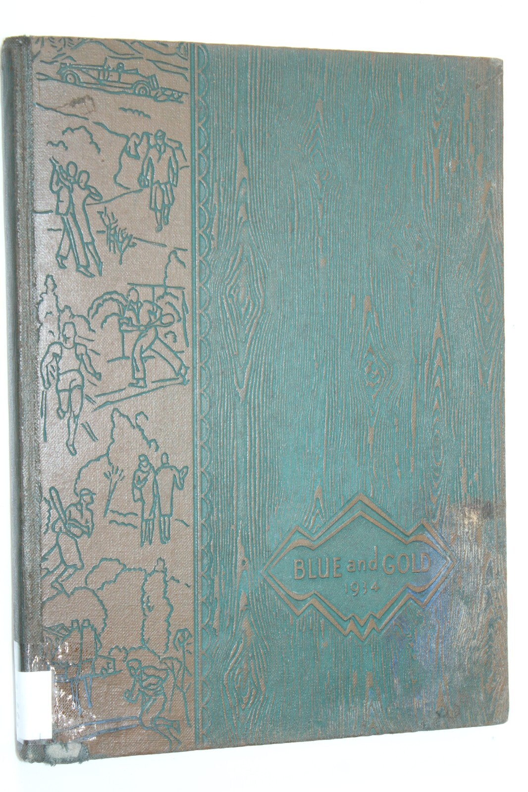 1934 Columbian High School Yearbook Annual Tiffin Ohio OH - Blue & Gold 34