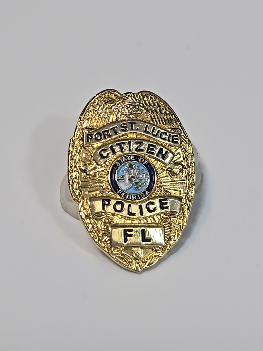 Port St. Lucie Florida Citizen Police Lapel Pin Shield