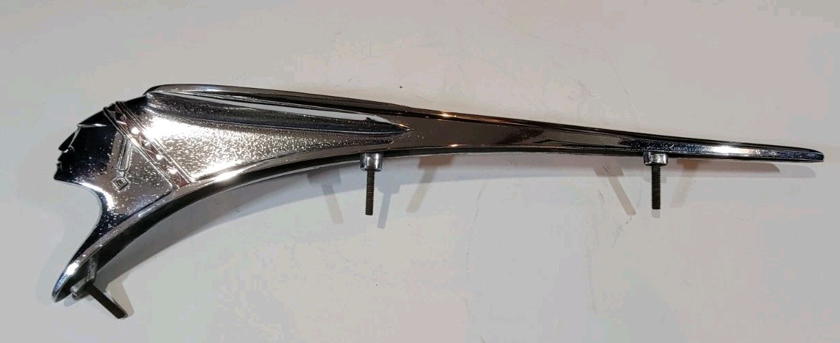Vintage 1949 PONTIAC FLYING CHIEF CAR HOOD ORNAMENT RAT ROD SIGN OEM CHROME 