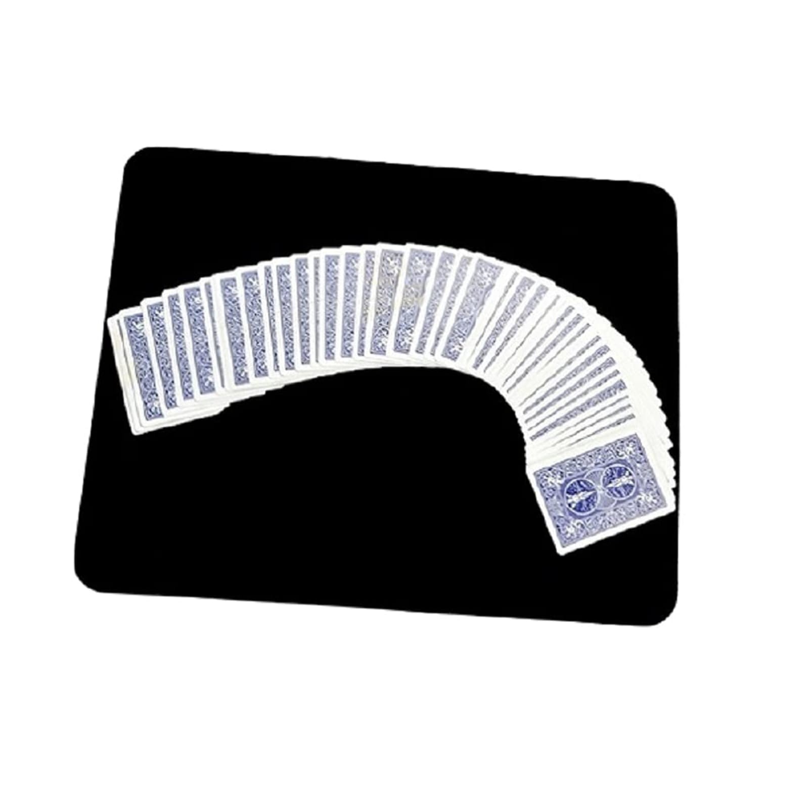 Magic Close-Up Card Mat 42x32cm Black Velvet Non-Slip for Poker Coin Tricks Magic Close-Up Card Mat 42x32cm Black Velvet Non-Slip for Poker Coin Tricks