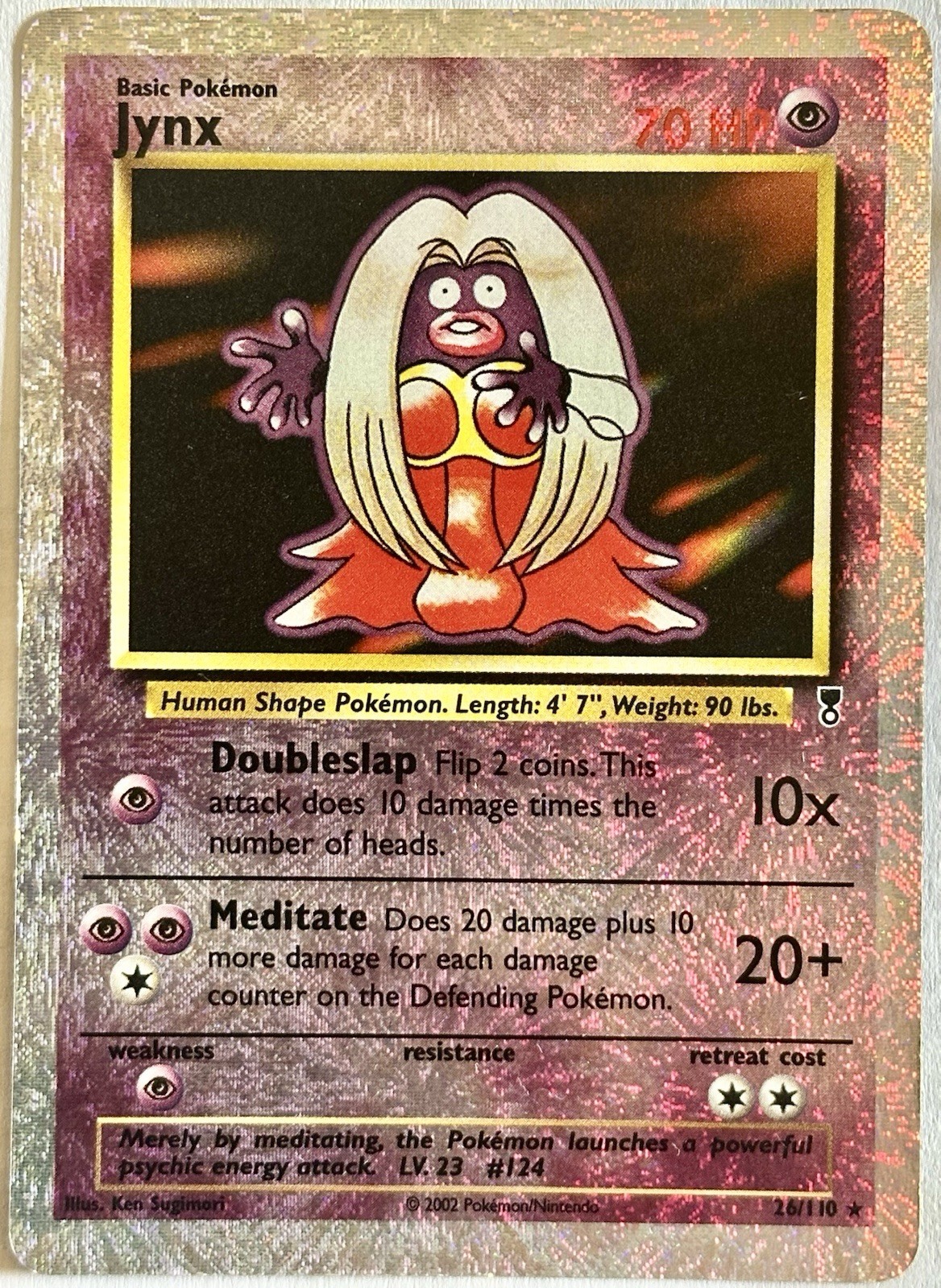 Pokemon Jynx 🪄26/110 Legendary Collection special Holo ENG 2002 PSA PERFECT