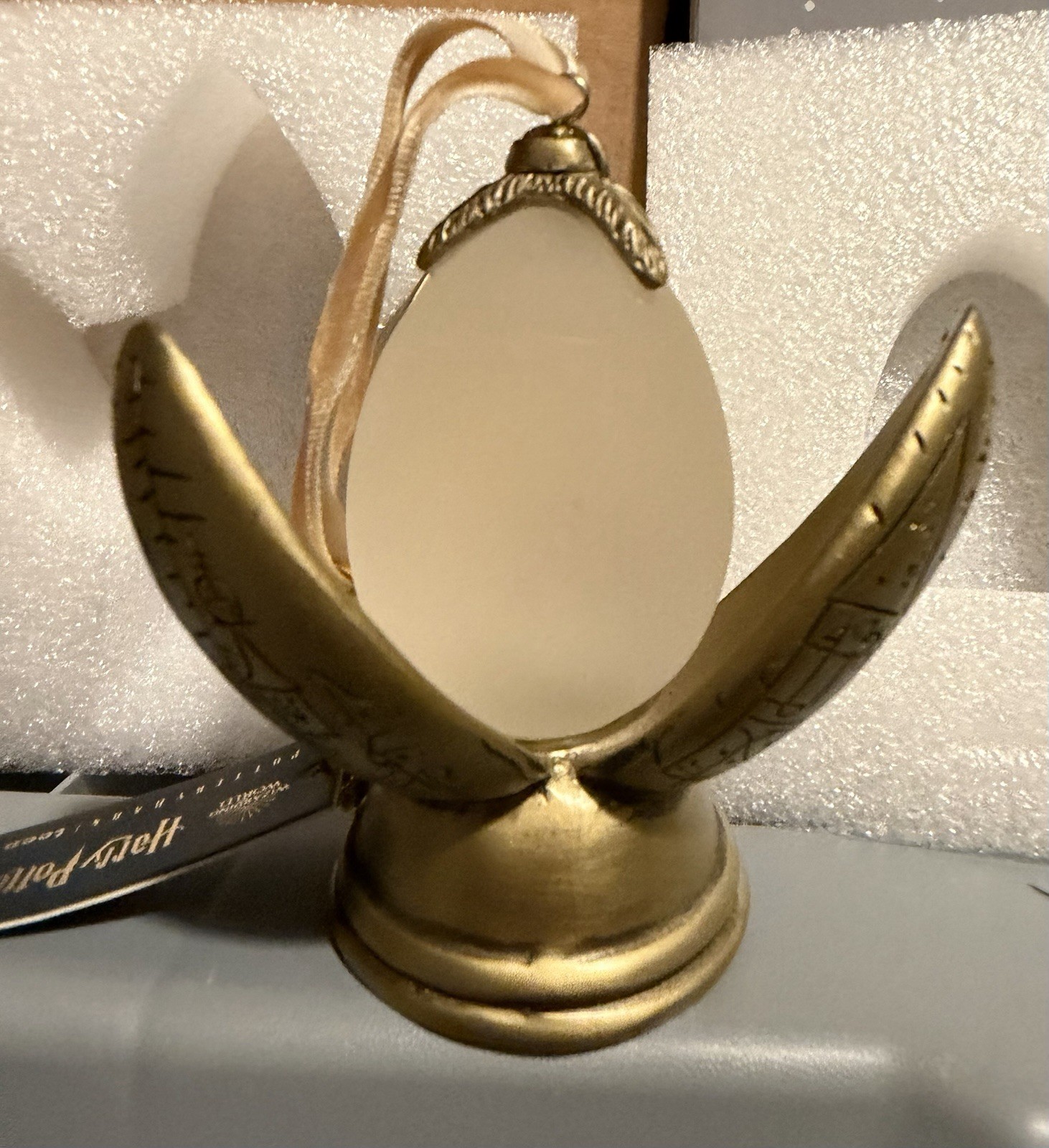 PB Teen Harry Potter GOLDEN EGG Light Up Ornament NEW Christmas Pottery Barn