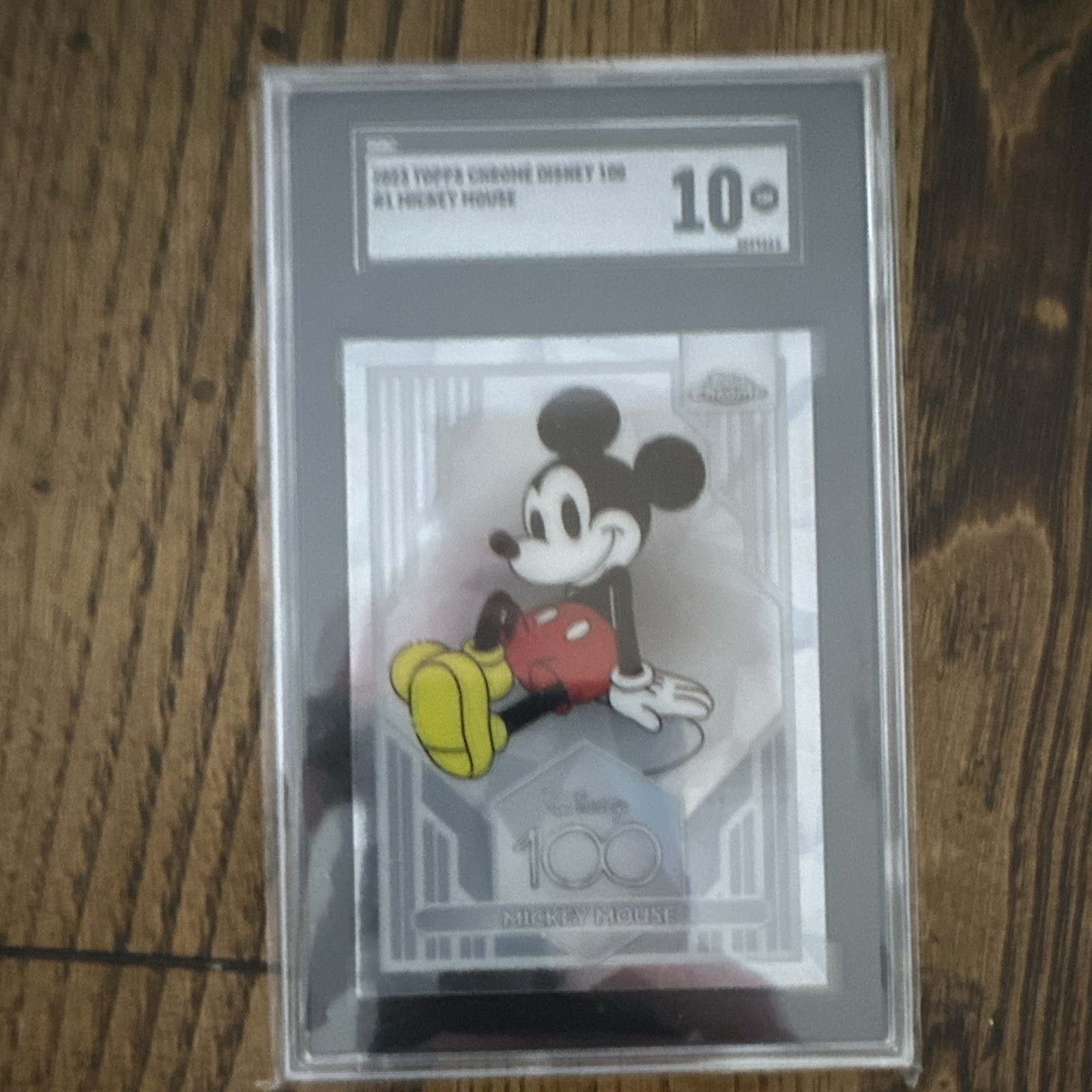 2023 Topps Chrome Disney 100 Mickey Mouse #1 Base Set