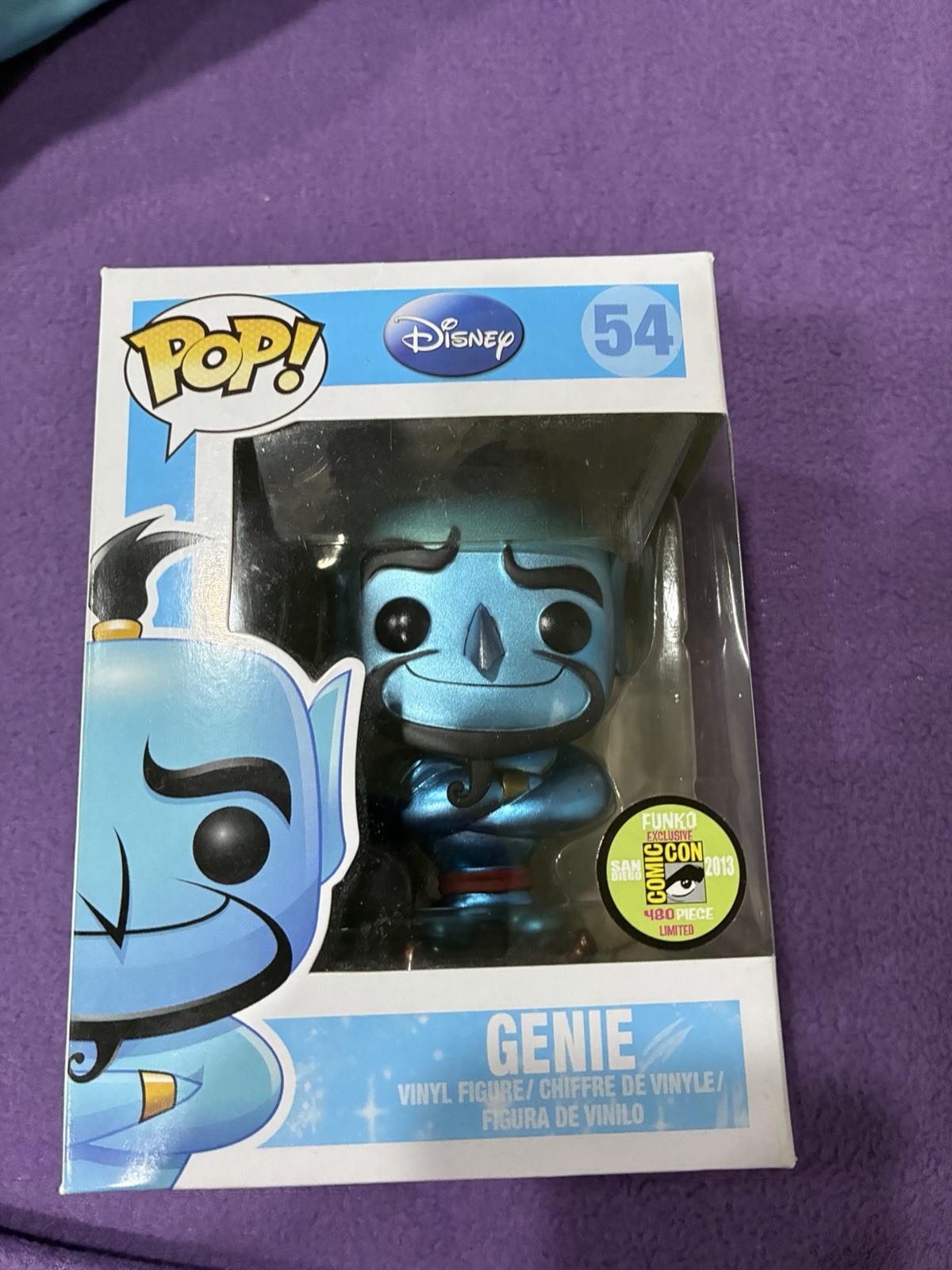 Funko Disney Aladdin Genie #54 SDCC Exclusive METALLIC