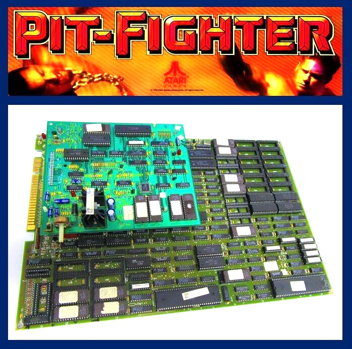 Atari, ORIGINAL, Pit Fighter, JAMMA, PCB, Board Set Atari, ORIGINAL, Pit Fighter, JAMMA, PCB, Board Set