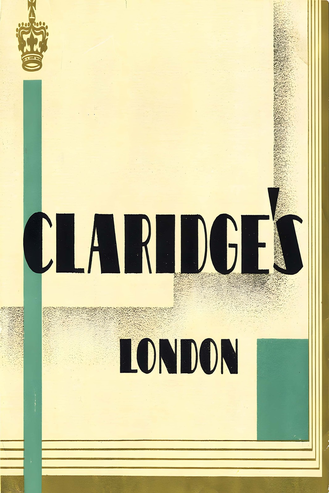 Claridge's London 🇬🇧 Art Deco Poster - 1920s Design - 24x36” - Hi-Res💎- 200