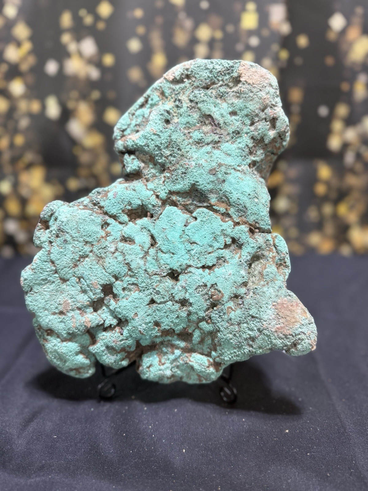 Massive 13 Pound Plus Natural Michigan Float Copper W/ Vivid Green Malachite