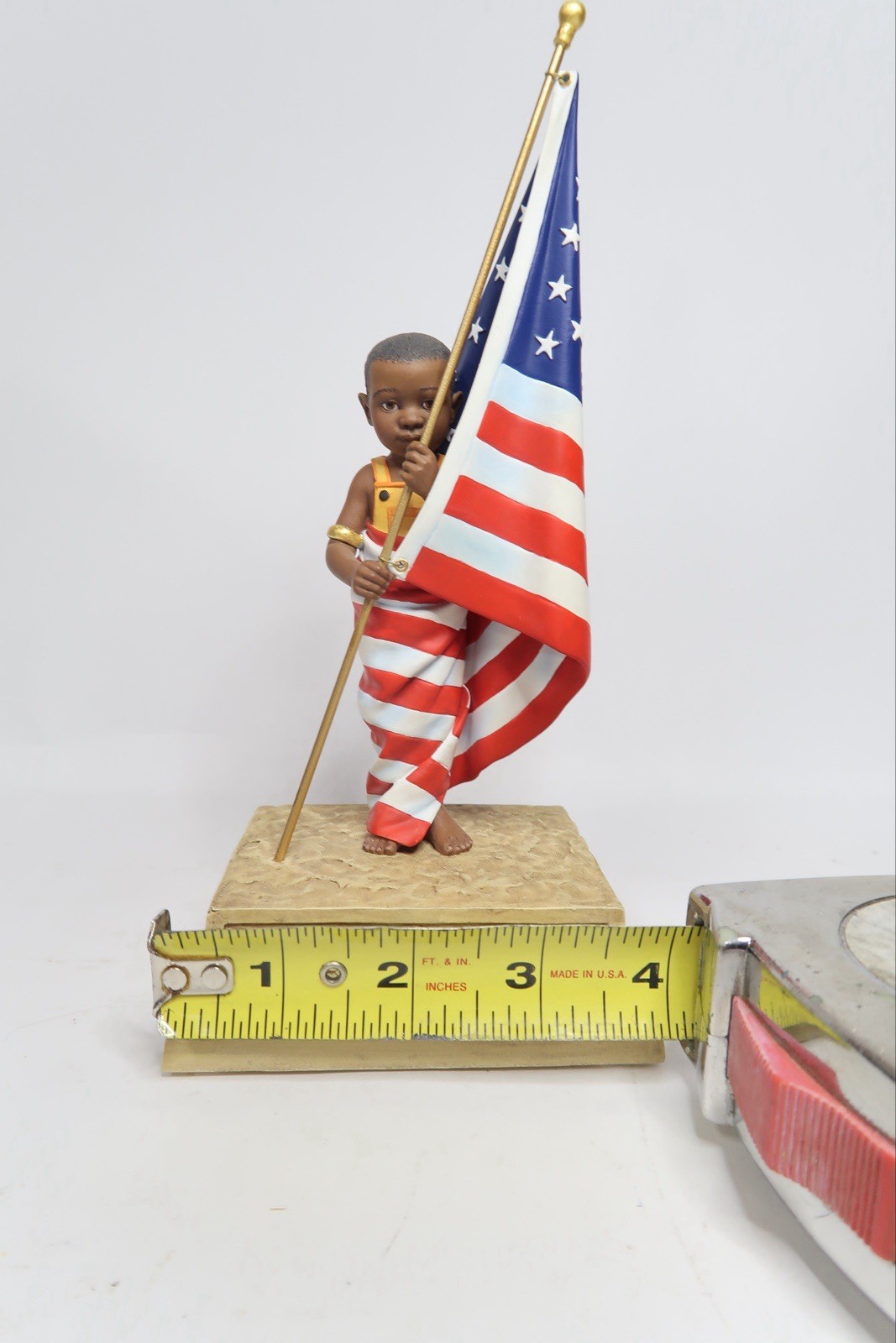 Thomas Blackshear Ebony Visions Old Glory Figurine LE #37119 Retired 2004 B11
