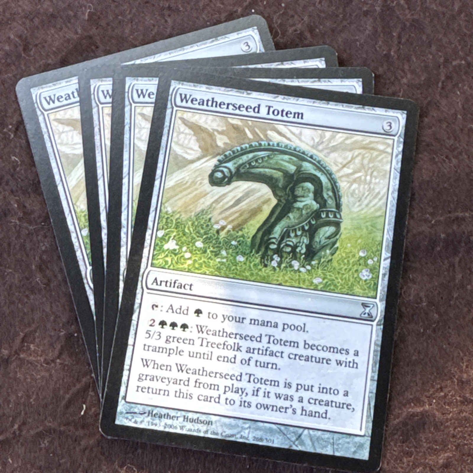 Weatherseed Totem x4 Time Spiral 4x Playset Magic the Gathering MTG 