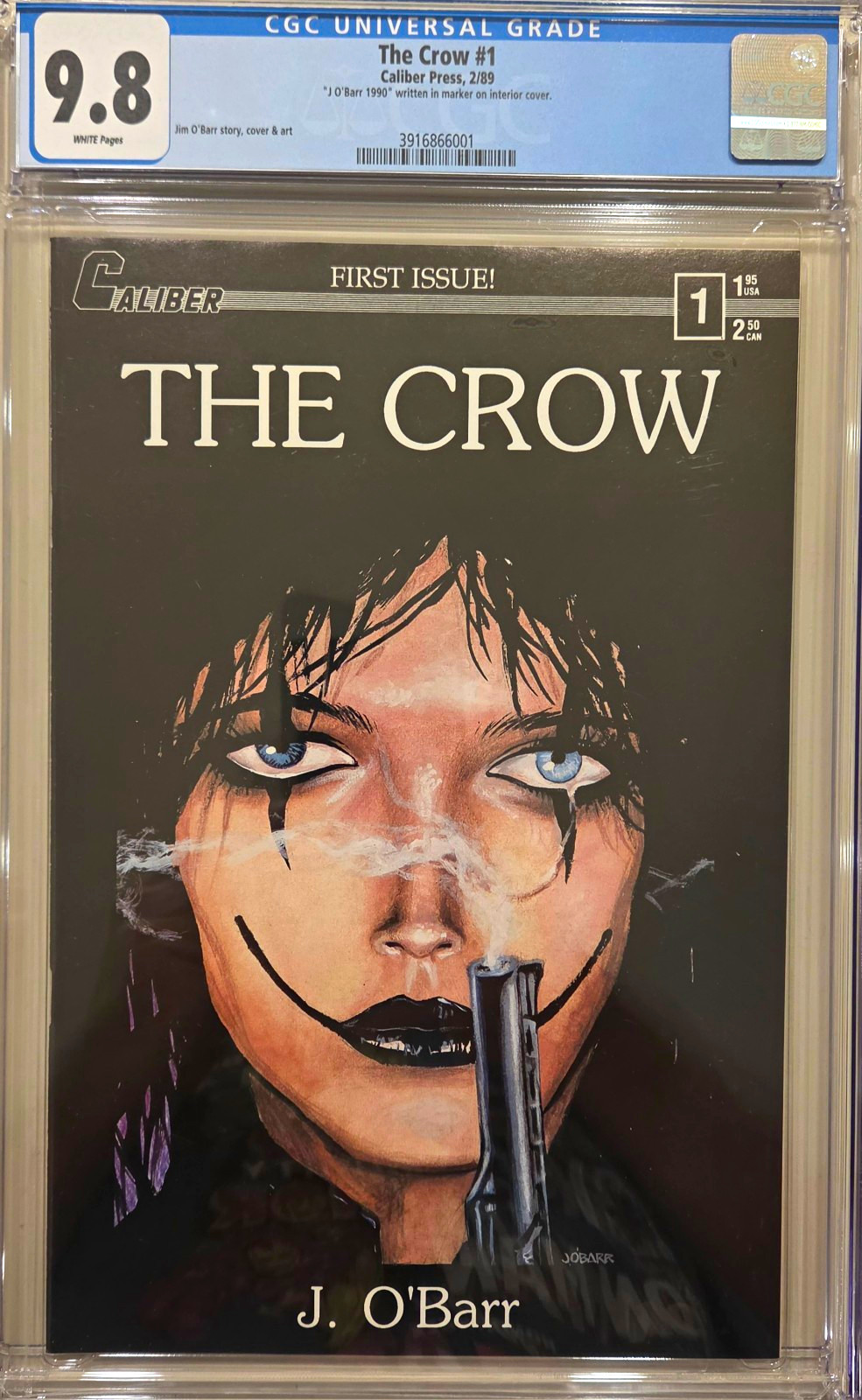 The Crow #1 #2 #4 Deadworld and Caliber Christmas CGC 9.8 Set 