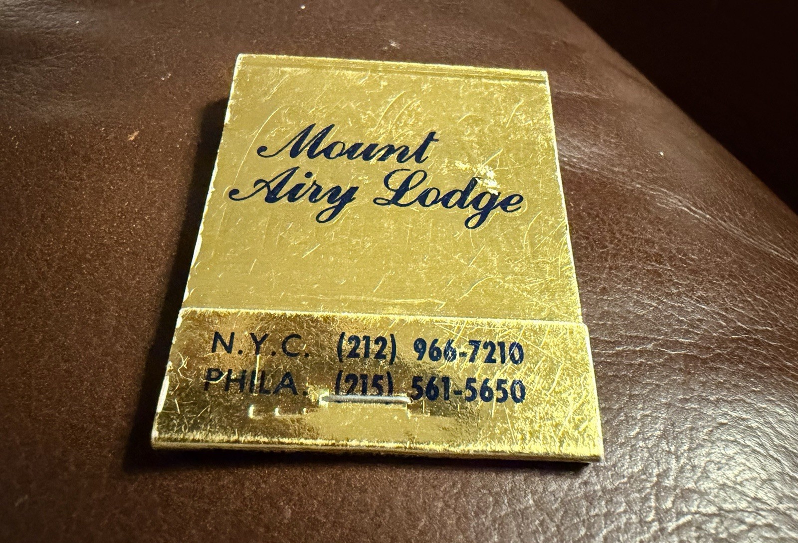 Mount Airy Lodge/Pocono Gardens Lodge, Mt. Pocono, PA, Full Matchbook