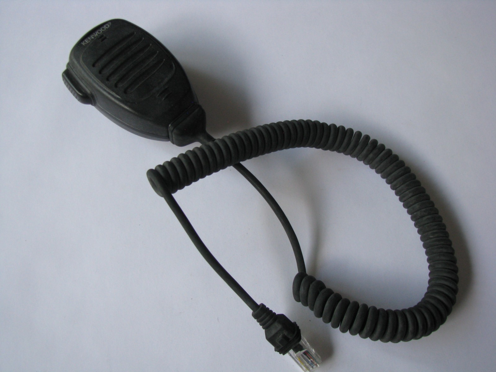 Kenwood Mobile Radio Microphone Black Model KMC35 KMC-35 Handheld Palm Mic Cord