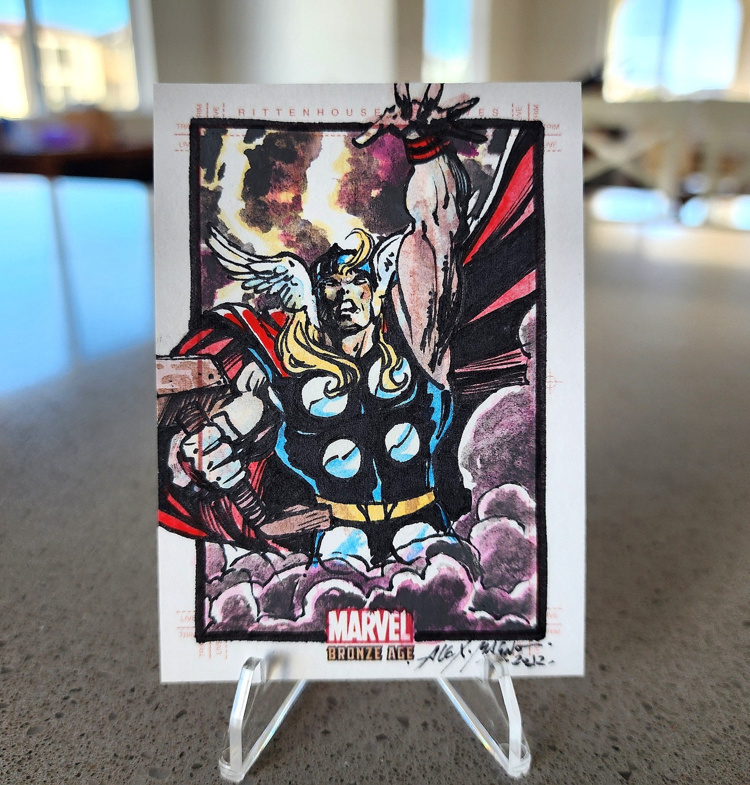 2011 Rittenhouse Marvel Bronze Age - Thor - Alex Magno 1/1 Auto Sketch Card