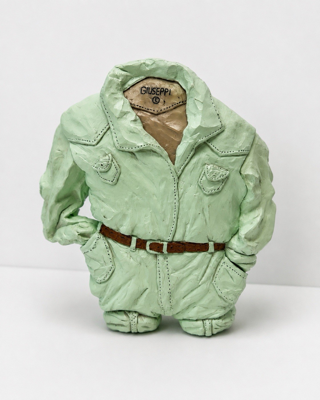 Vintage 1991 Giuseppi Sculpture Valet Trinket Box Men’s Safari Suit Figurine