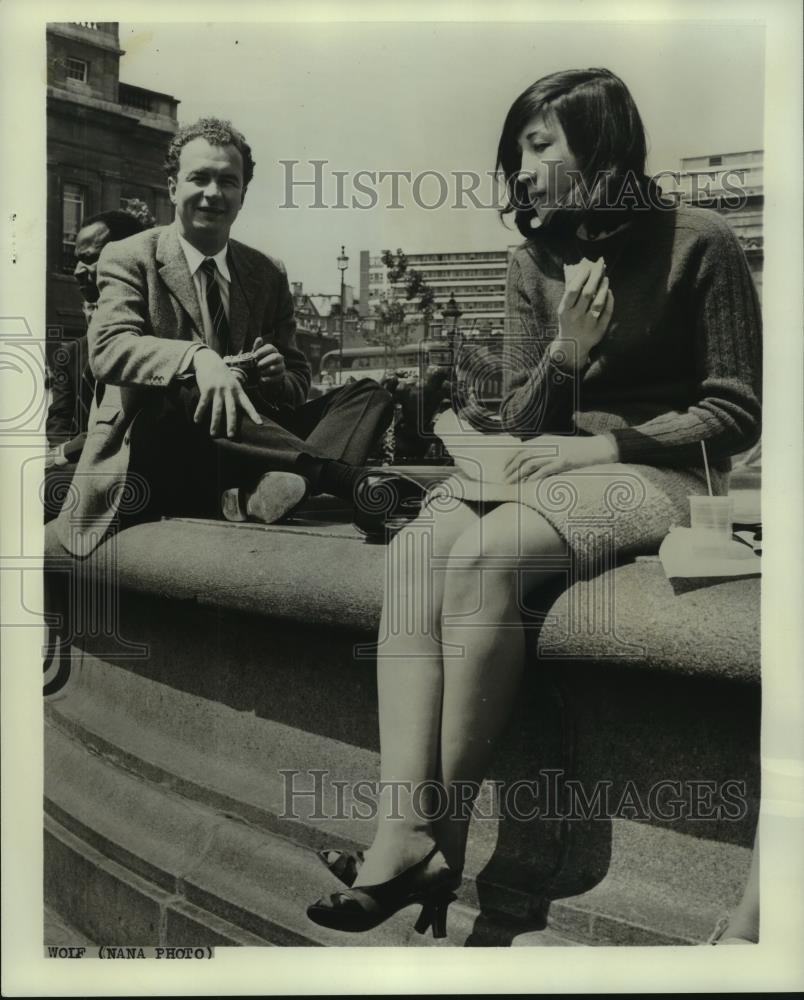1967 Press Photo Rudolf Hess in Britain to plead for father's release