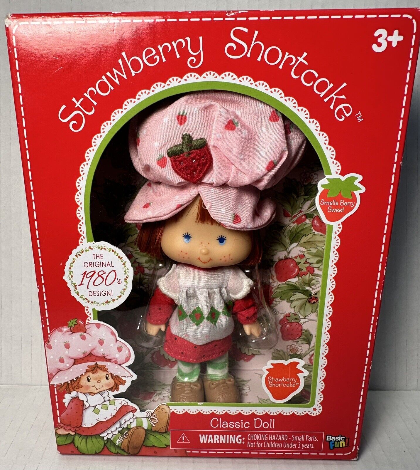 Strawberry Shortcake 1980 Original Design Doll NEW 2021 Basic Fun Figure Sealed