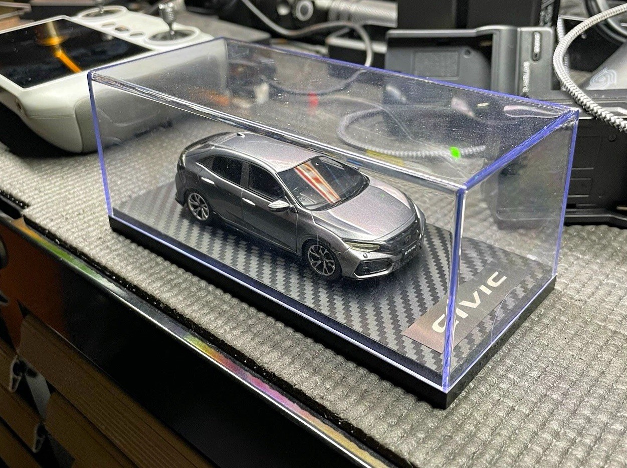 MARK43 1:43 Honda Civic Hatchback FK7 in Luna Silver Metallic