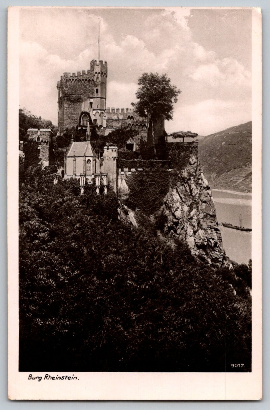 Postcard - Burg Rheinstein.