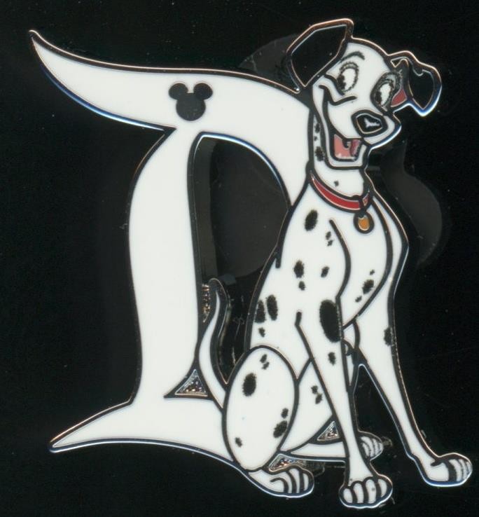 DLR Pongo Gothic Disneyland D Hidden Mickey 2025 Wave B Disney Pin 174807