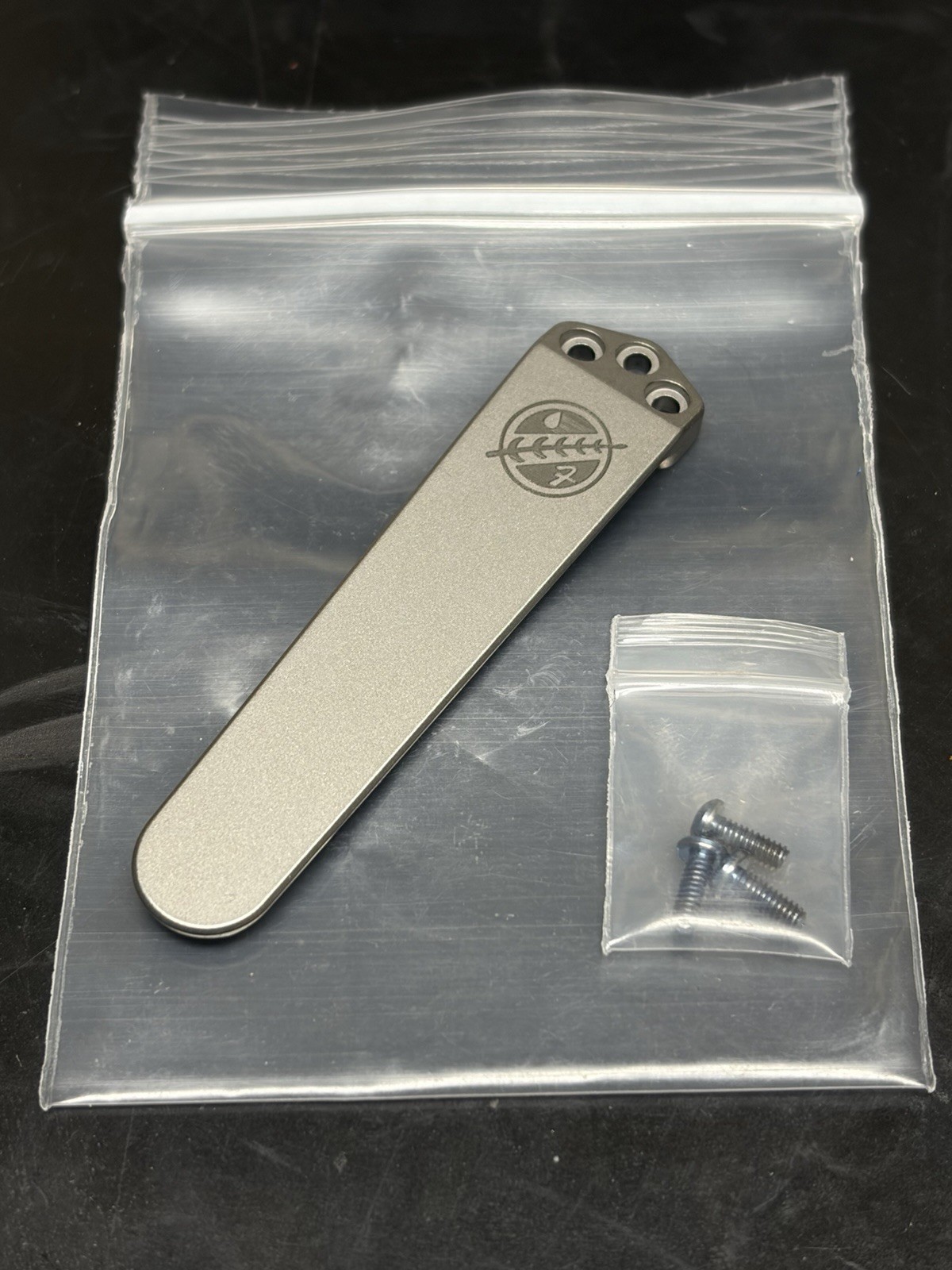 Prometheus Design Werx PDW Knife Ti-Clip Journeyman Protector  3 Hole  Rare
