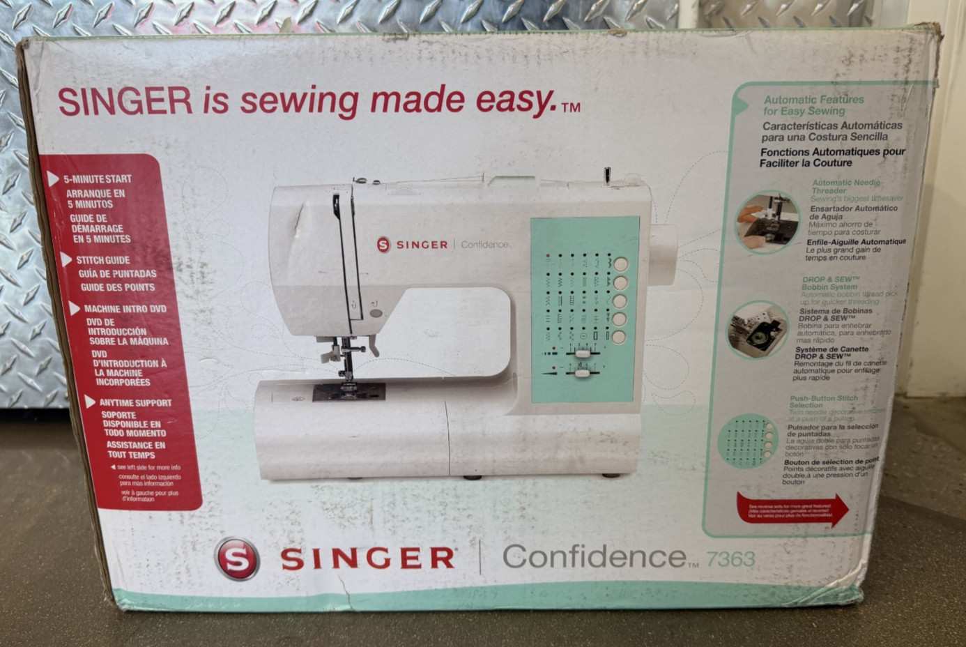 Singer Confidence 7363 Sewing Machine New Sealed Box Computerized 30 Stitch