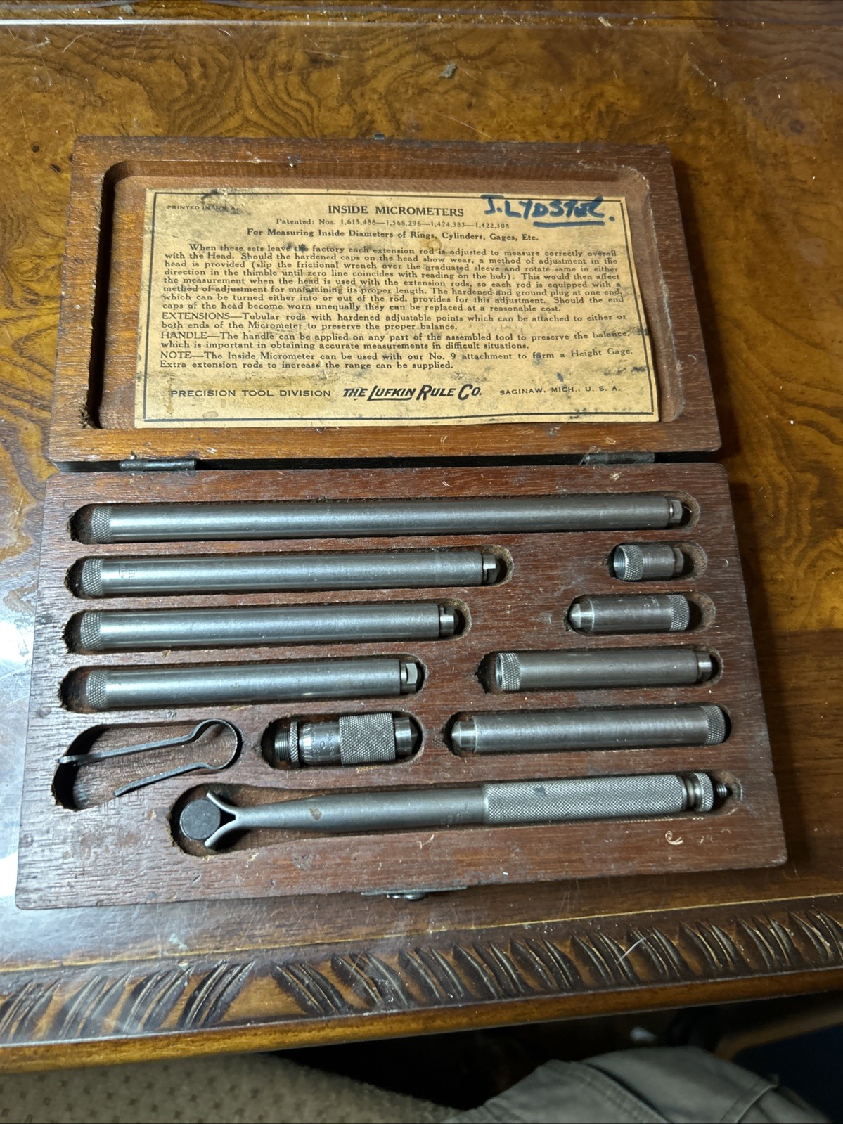 Vintage Lufkin Rule Co 1 1/2 to 12\