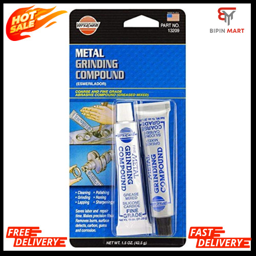 Metal Grinding Compound Paste 1.5 oz Silicon Carbide Valve Lapping Fine Coarse