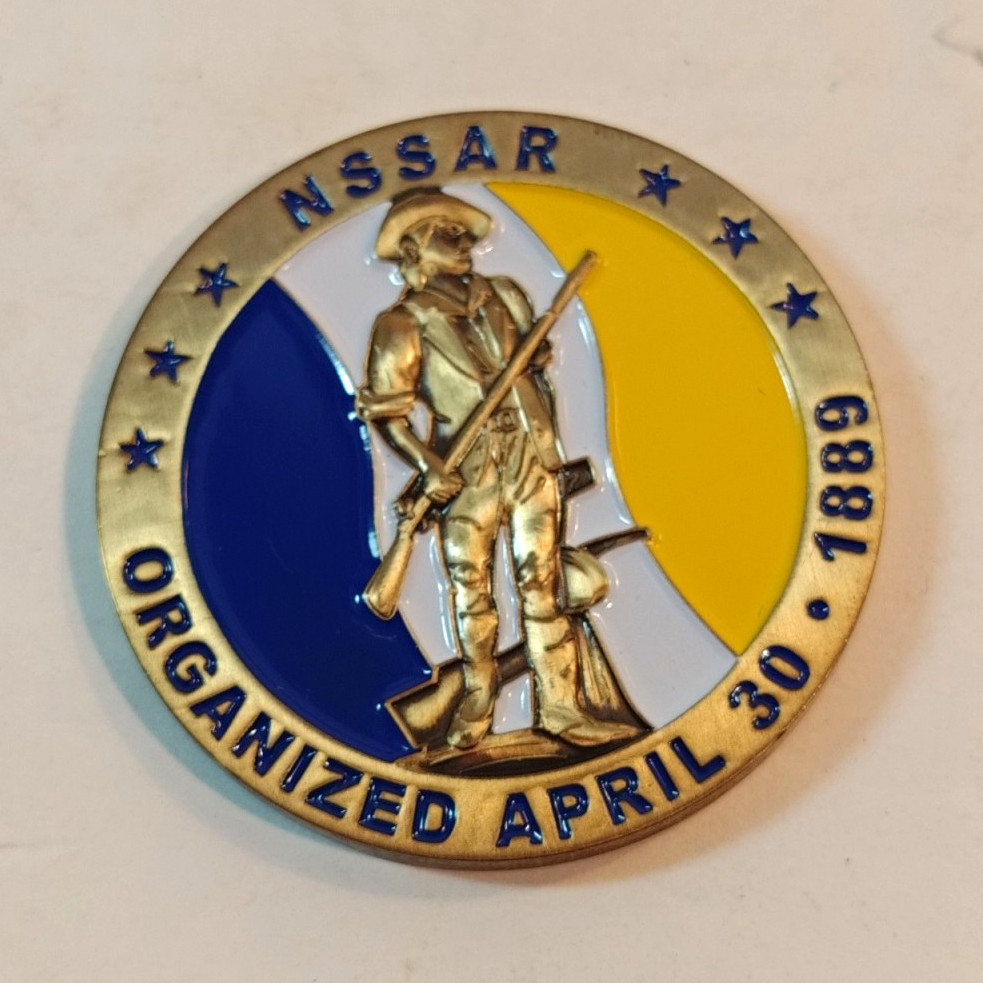 National Society Sons of the American Revolution NS SAR Medal Coin 1889